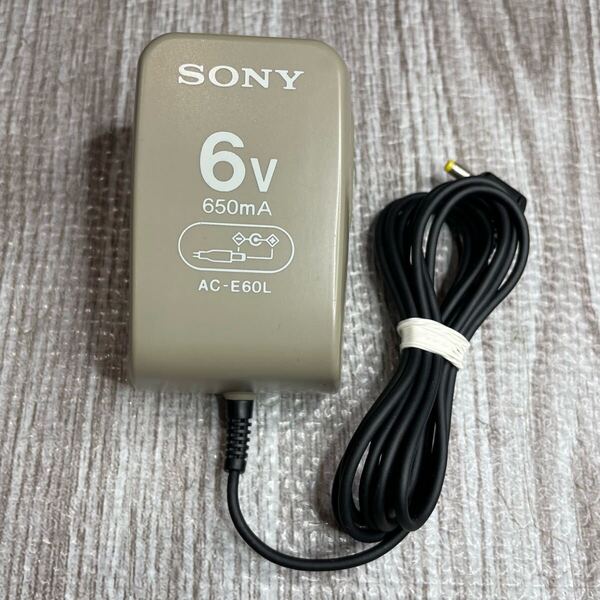 SONY ソニー ACアダプター AC-E60L DC 6V 650mA
