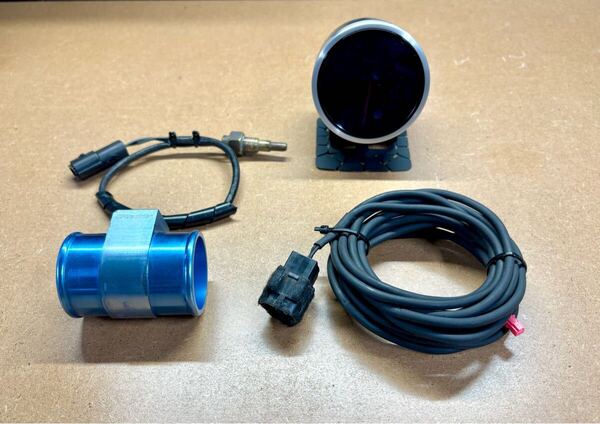 ☆Defi-Link Meter ADVANCE BF☆水温計☆実働品☆デフィ☆60φ☆追加メーター☆青色 ブルー☆