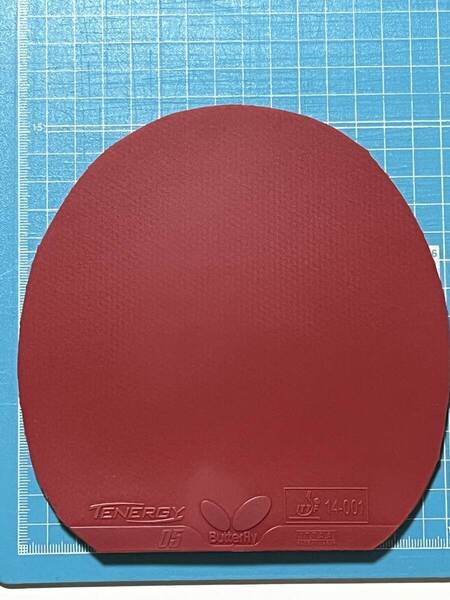 ★テナジー05 赤 特厚◆卓球 ラバー★中古★BUTTERFLY TENERGY05 赤 特厚★ バタフライ★used★RED MAX 送料無料 ネコポス★