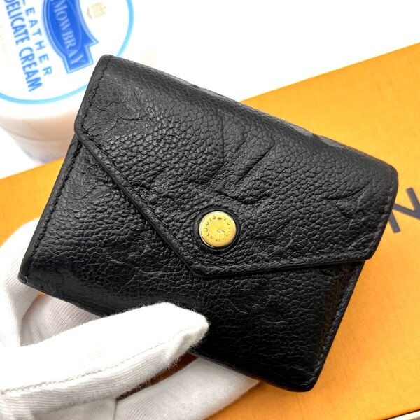 k78 ヴィクトリーヌ モノグラムアンプラント ルイヴィトン 三つ折り財布 LOUIS VUITTON