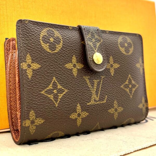 l7 ポルトモネビエヴィエノワ モノグラム ルイヴィトン 二つ折り財布 がま口 LOUIS VUITTON