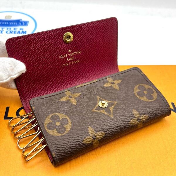 L30 ミュルティクレ6 モノグラムフーシャ キーケース ルイヴィトン LOUIS VUITTON