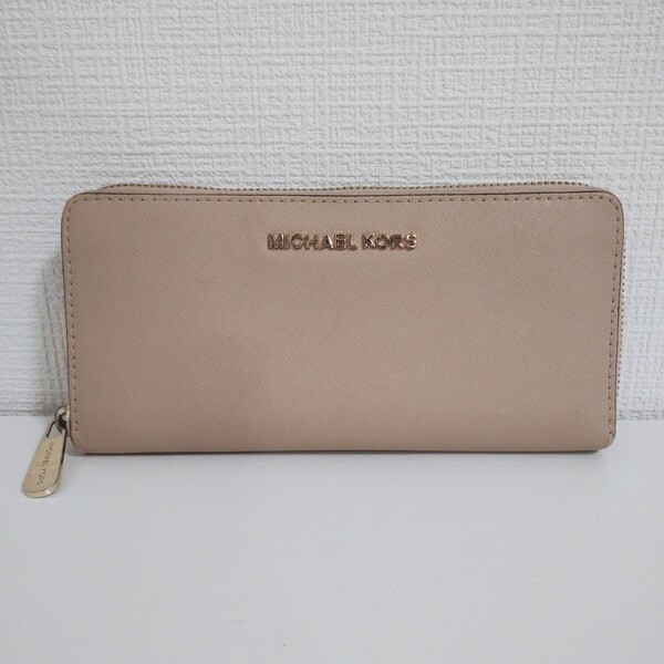 MICHAEL KORS マイケルコース 長財布 ラウンドファスナー レザー ピンク ロングウォレット 小銭入れあり レディース ウォレット 送料無料