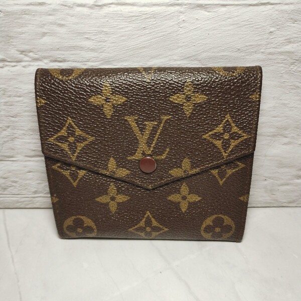 LOUIS VUITTON 三つ折り財布 札入れ モノグラム Wホック ルイヴィトン レディース 小銭入れあり 送料無料
