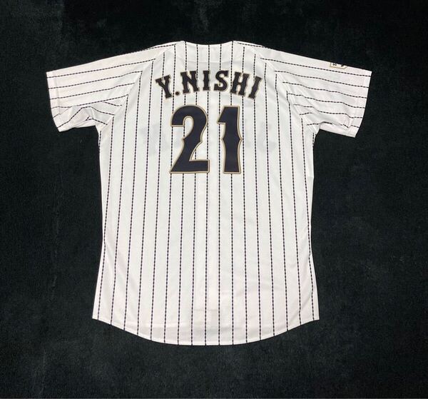 プロ野球 日本代表 侍ジャパン ミズノ製 プロコレ オーセンティック ユニフォーム ホーム #21 西勇輝 Oサイズ 新品タグ付き 即決