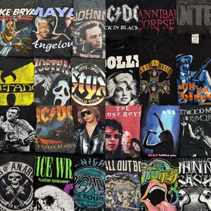 USA古着卸 まとめ売り 27 バンド ムービー ヒューマンTシャツ 24枚 ベール アソート ミュージック ロック アーティスト 映画 ドラマ