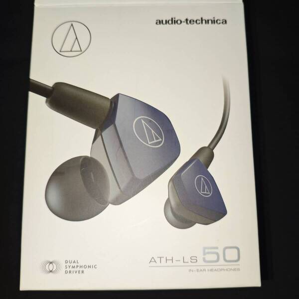 【中古・使用時間極少】オーディオテクニカ audio-technica ATH-LS50 A2DC ケースつき 純正イヤーピースSのみ 社外ウレタンピースMつき