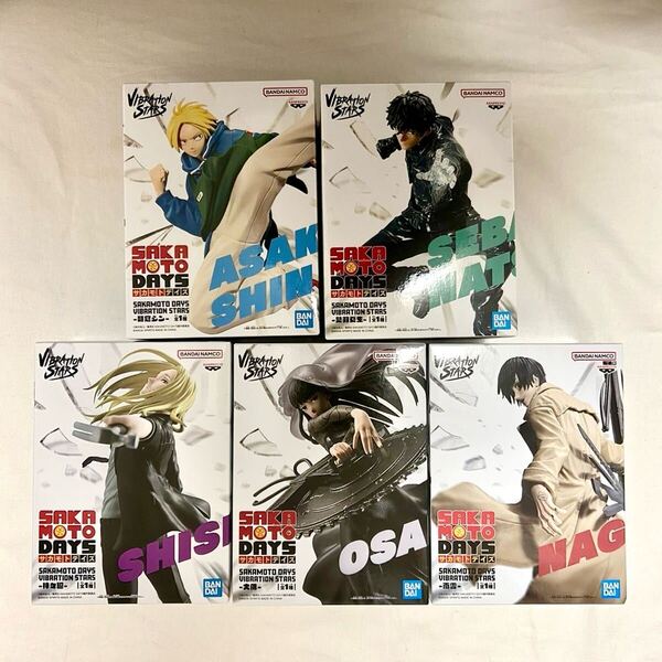 サカモトデイズ SAKAMOTO DAYS フィギュア5体セット 朝倉シン 勢羽 大佛 神々廻 南雲 BANDAI