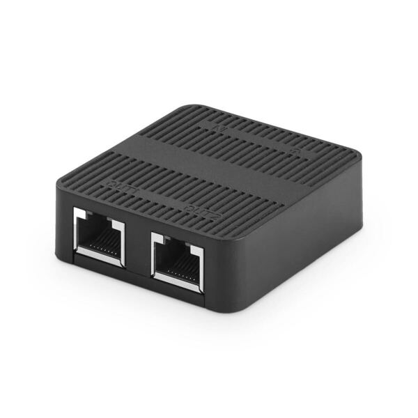 m)Binardat 3ポート ギガビットイーサネットスイッチ 1-2ギガビットネットワークスプリッター Type-C電源 ミニサイズ プラグアンドプレイ