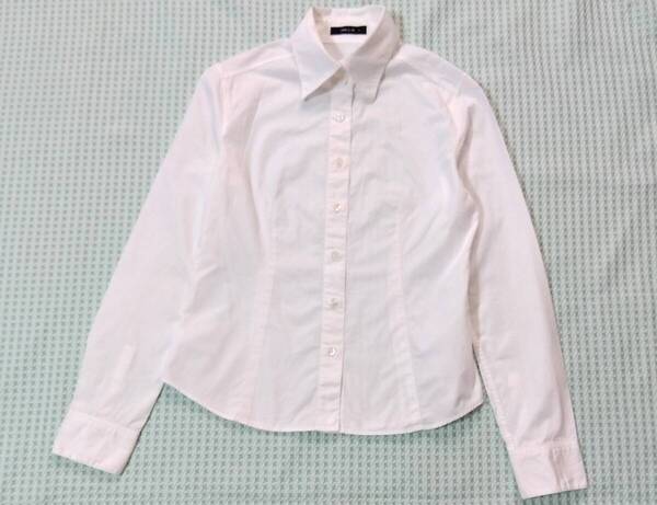 COMME CA ISM コムサイズム 長袖シャツ ブラウス レディース S 白 7642