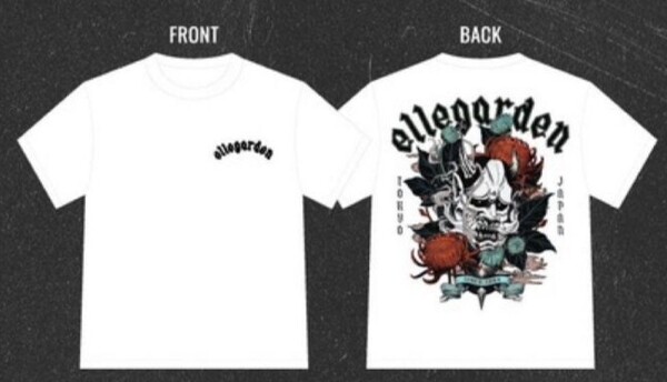 送料込即決■ELLEGARDEN(エルレガーデン)HANNYA Tシャツ 白/XL