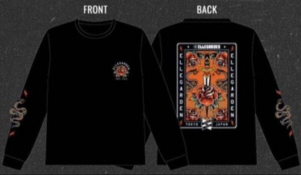 送料込即決■ELLEGARDEN(エルレガーデン)long sleeve Tシャツ ロングTシャツ/ロンT Mサイズ
