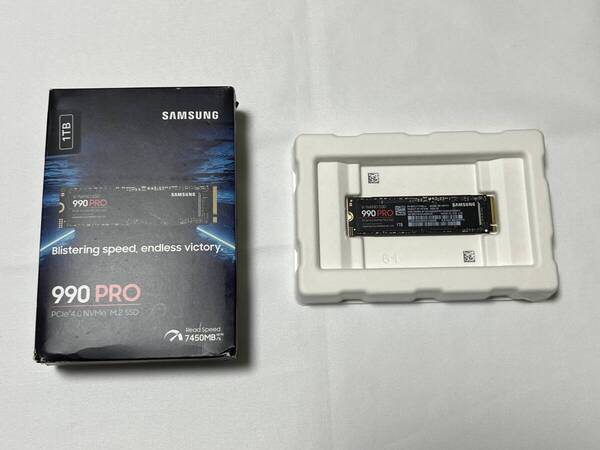サムスン SSD Samsung 990 PRO 1TB 1000GB PCIe Gen 4.0 x4 NVMe M.2 2280 内蔵 SSD MZ-V9P1T0B-IT