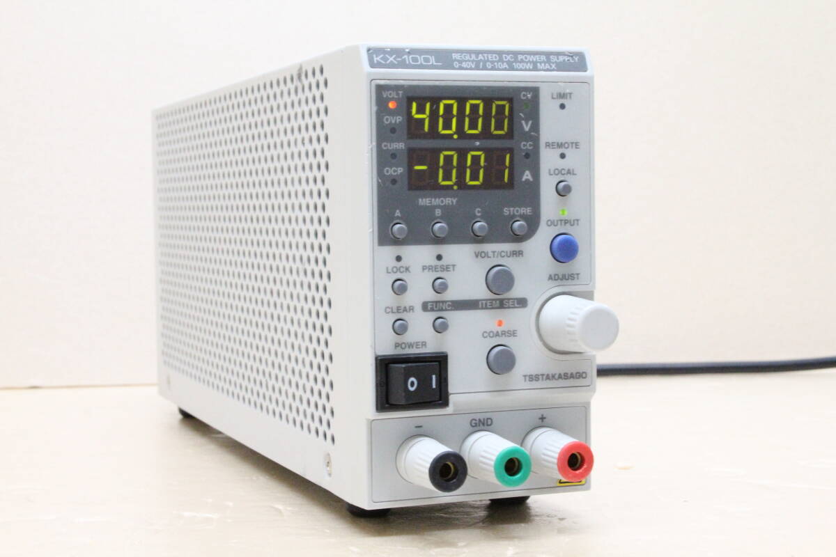 貴重 TAKASAGO 高砂製作所 TP0120-06型 0～120V 直流安定化電源