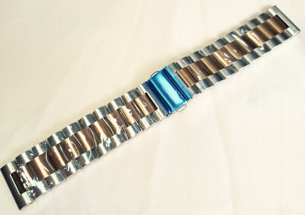 【新品】腕時計ベルト 22mm ベルト ステンレス ピンクゴールド シルバー 金色銀色 高級感 すてんれす