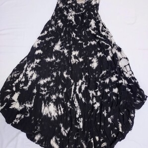 【古着】マライカ MALAIKA ノースリーブ ワンピース 総柄 チュニック タイ産 アジアンテイスト Asia 綿 A05