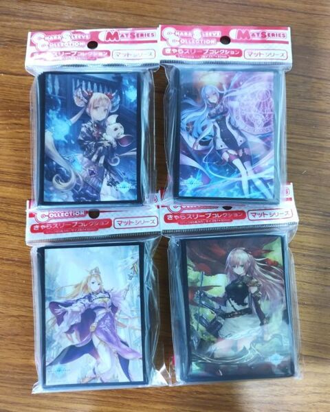 シャドウバースエボルヴ Shadowverse EVOLVE スリーブ ルナ イリス イザベル アリサ【4個セット】【未使用】