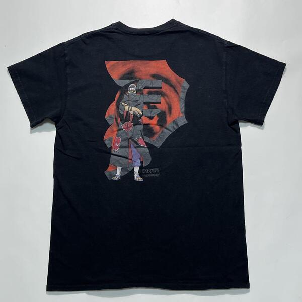 00's PRIMITIVE NARUTO プリミティブ ナルト 暁 カクズ アニメTシャツ M ブラック Y2K HTK6535