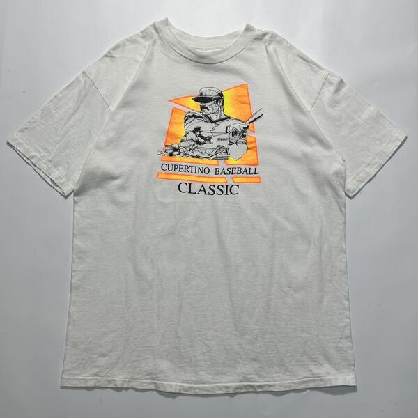 80's Hanes ヘインズ USA製 アメリカ製 ビンテージTシャツ XL 白 シングルステッチ HTK6553
