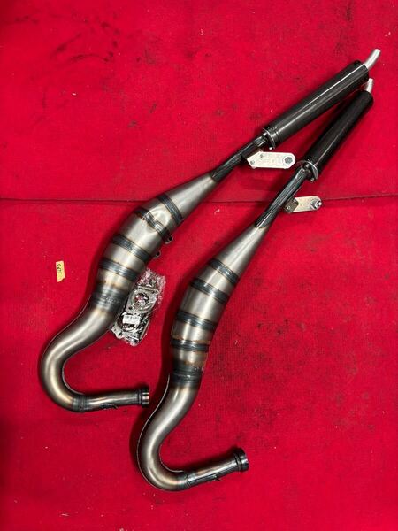 【S-675】 RZ350 4U0 OXレーシング マジックファイヤー OXRacing magic fire カーボンサイレンサー チャンバー マフラー RZ 検) RZ250