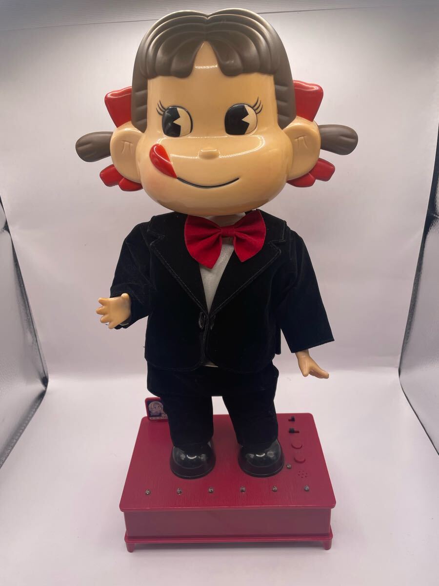 S)◎ジャンク 不二家 ノベルティグッズ ペコちゃん人形