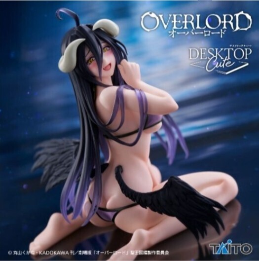 送料無料!!即決!!『Desktop Cute フィギュア アルベド 水着 ver. Renewal』(オーバーロード タイトー リニュアール)