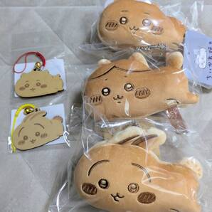 ちいかわ焼き ハチワレ ちいかわ ウサギ 鈴付きキーホルダーマスコット