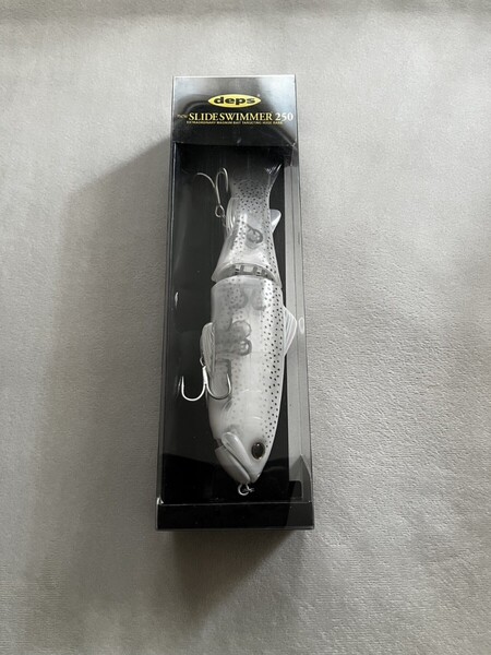 送料込★未使用★【デプス】new スライドスイマー 250 SS リミテッドホワイトレインボー イベント限定カラー ビッグベイト deps