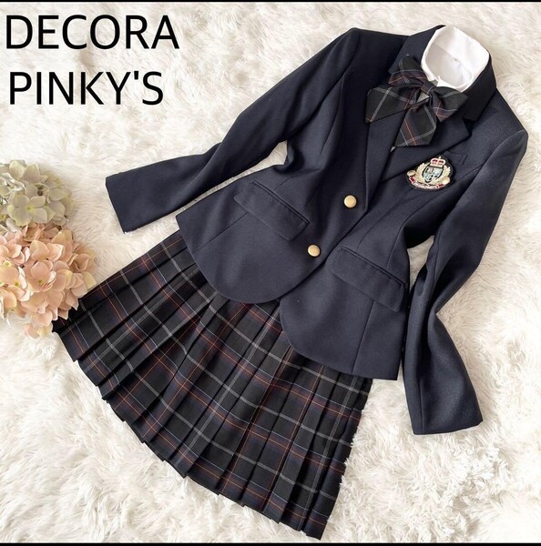 フォーマルスーツ 150cm 女子 入学式 卒業式 冠婚葬祭 チェックスカート 制服 セットアップ