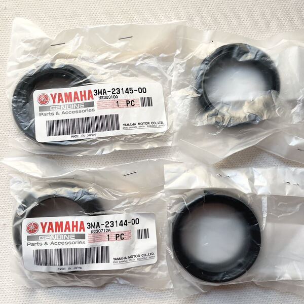 【送料無料】ヤマハ 純正 新品 XJR400 4HM 初期型 フロントフォーク オイルシール ダストシール セット xjr 4hm YAMAHA