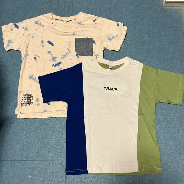 新品タグ付 2枚 半袖Tシャツ綿100% 140㎝