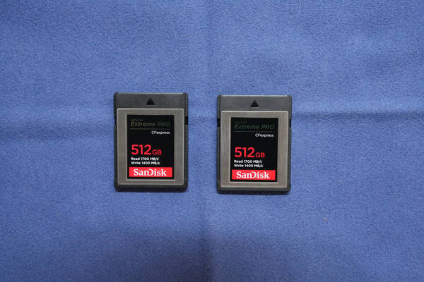 ① 2個セット SanDisk Extreme PRO 512GB CFexpress TypeB