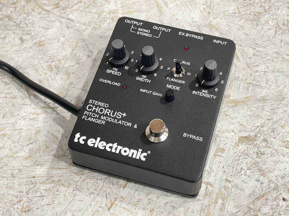 tc electronic SCF+ STEREO CHORUS+ PITCH MODULATOR & FLANGER