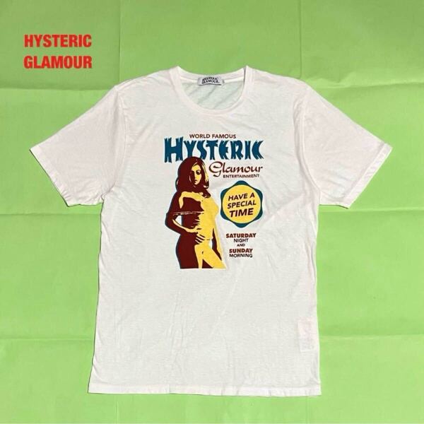 【人気】HYSTERIC GLAMOUR ヒステリックグラマー 半袖Tシャツ ヒスガール メンズ レディース ユニセックス クルーネック 0242CT06