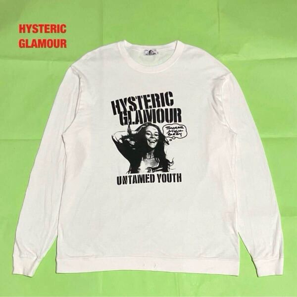 【人気】HYSTERIC GLAMOUR ヒステリックグラマー SUGER HIGH BABY pt スウェット ヒスガール クルーネック 定価17,380円 02191CS04