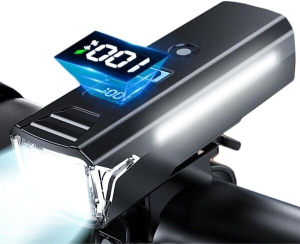光センサー 自転車ライト 3000mAh 2100lm ヘッドライト 4モード