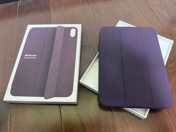 中古美品 Apple iPad mini6 Smart Folio スマートフォリオ ダークチェリー mini7