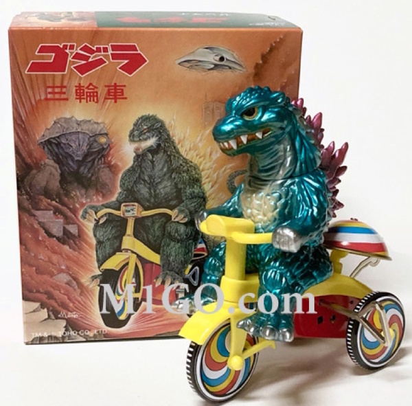M1号 ミレニアム ゴジラ三輪車【blue/青】ブルマァク M1go Godzilla 2000 tricycle/BULLMARK/MARUSAN /マルサン★送料無料★