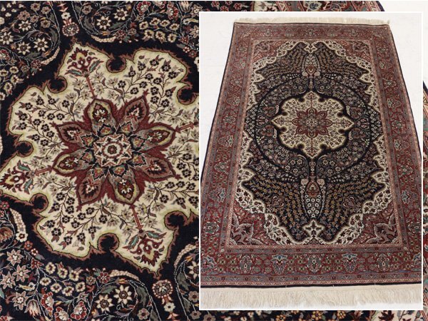 ペルシャ絨毯 カシャーン産 約97×71㎝ | pasargad rugs