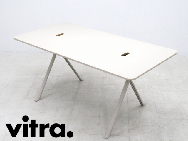 美品 vitra ウォールナット　会議　ミーティングテーブル　デスク　モダン 美品 vitra ウォールナット 会議 ミーティングテーブル デスク