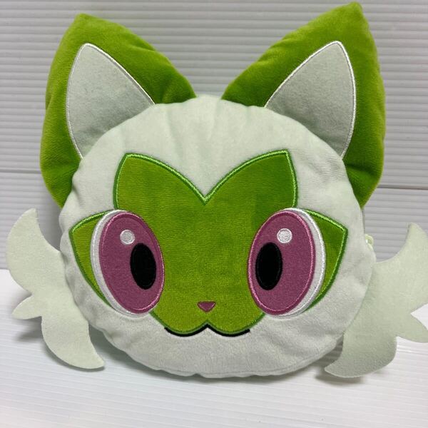 ポケットモンスター 大きな顔型ぬいぐるみポーチ ニャオハ アミューズメント景品