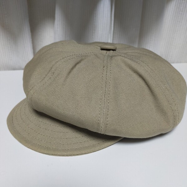 NEW YORK HAT ニューヨークハット ダック地キャスケット 帽子 キャップ アメリカ製 USA spitfire スピットファイヤ L ベージュ