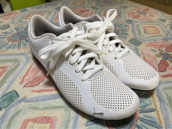 PUMA BMW MS DRIFT CAT 5 ULTRA WHITE プーマ ドライビング シューズ 白 26cm 美品