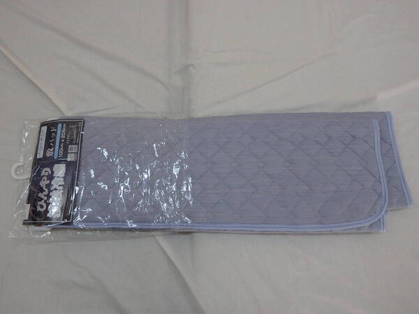 【現品特価】ひんやり接触冷間 敷パッド シングルサイズ 100×205cm ブルー 裏地メッシュ仕様