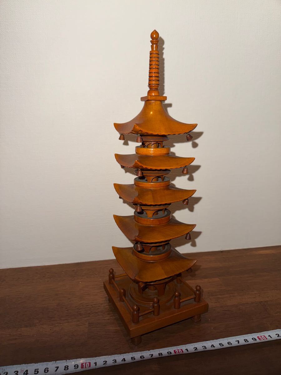 【伝統工芸品★美品】大迫力の大型 五重塔 金属製 レアもの Yahoo!オークション -「五重の塔」(工芸品) の落札相場・落札価格