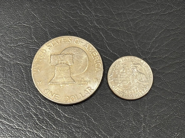 アメリカ 1ドルニッケル貨幣 1972年 ドワイト・D
