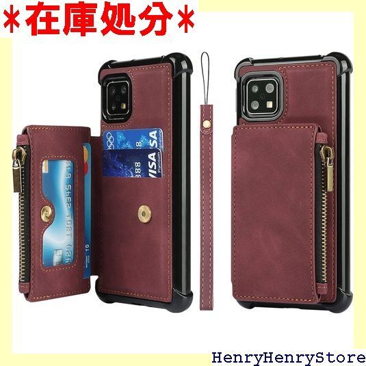AQUOS sense4 SH-41A SH-M15 納 スタンド機能 磁気ボタン内蔵 耐衝撃 5色 パープル 394