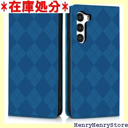 Succtopy ZTE nubia S 5G ケース スタンド機能付き マグネット内臓式 6.7インチ ブルー 2758