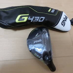 【新品 未使用】PING ピン G430 ハイブリッド #3 19° ヘッドのみ ヘッドカバー付き ユーティリティー 3U 3H