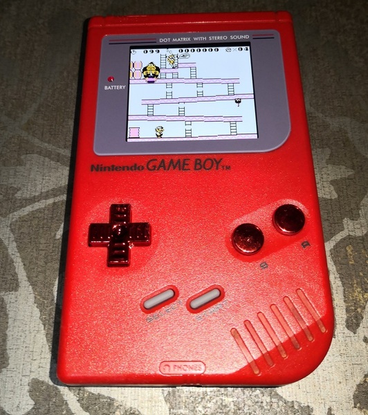 【GB純正シェル&IPS画面】初代ゲームボーイ ブロス 本体 ワイドIPS液晶改良 / 初期 GB バックライト 液晶改造/GAMEBOY Bros ORIGINAL SHELL